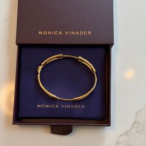 Monica Vinader - Gold - Signature Link Bangle